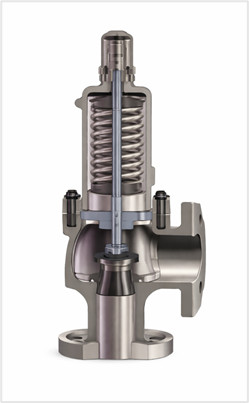 EF1415 pressure relief valve front view