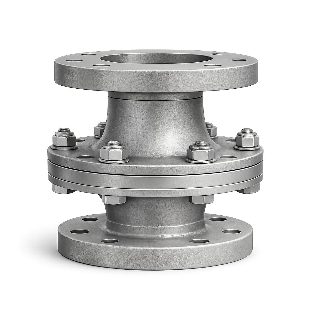 EF500DFIL in-line flame arrester