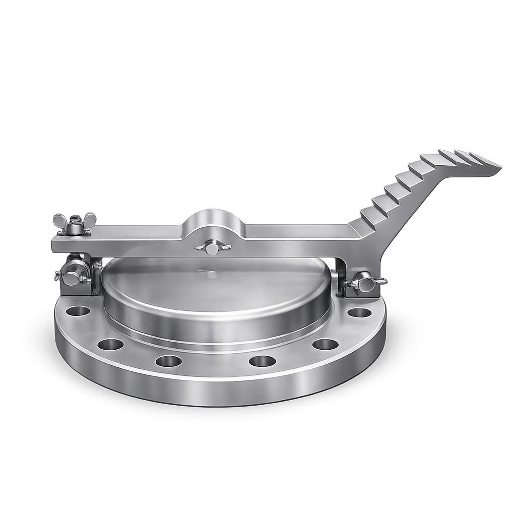 EFSVALVES EFG41 self-closing tank gauge hatch for gauging and sampling